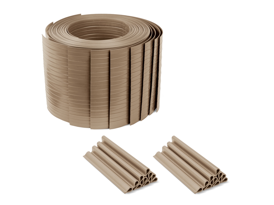 Quest Tira De Vedação 19 Cm Para Vedações Dupla Barra Com Clipes, Bege, 10x2.52 M
