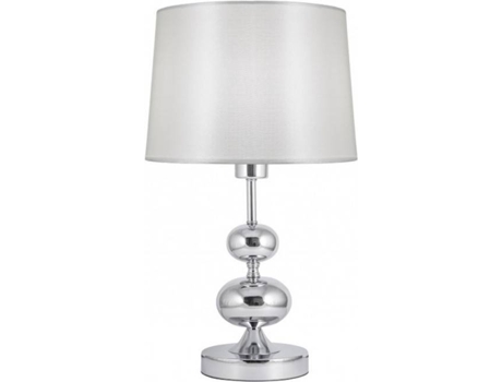 Candeeiro de Mesa  Aurora II (Prateado - E27 - 60 W - Metal)