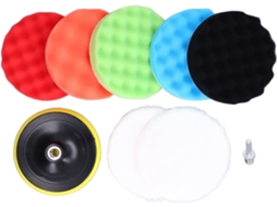 Kit De Ferramentas Para Polimento Automotivo, Conjunto 9 Peças Com