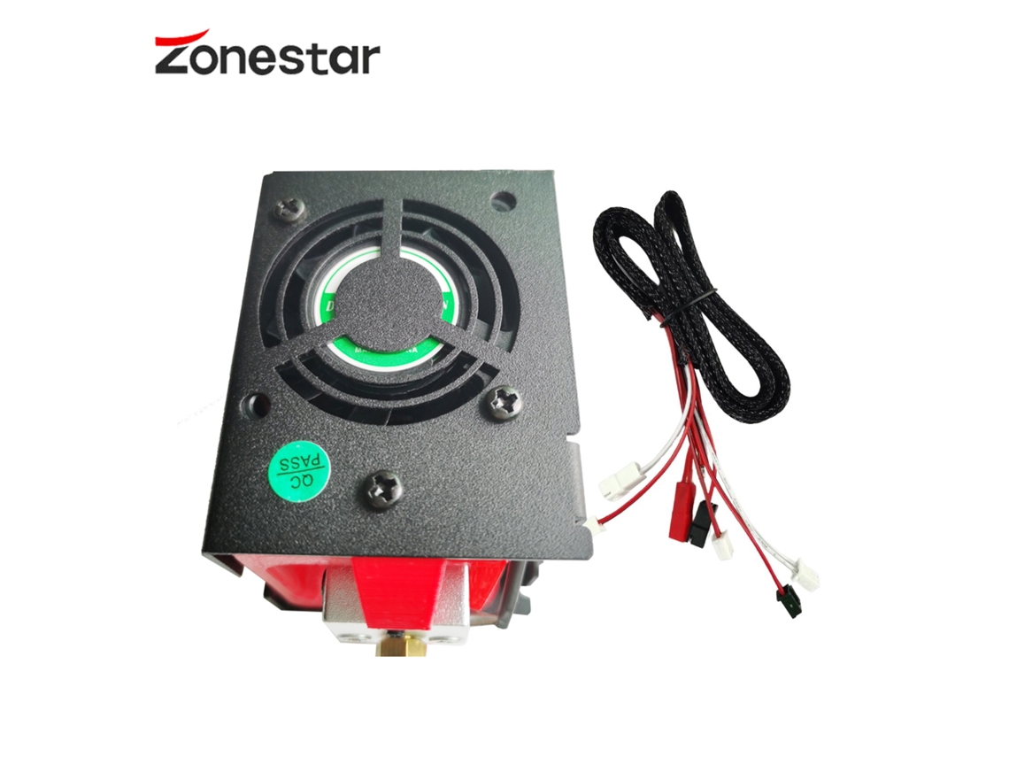 Cabeça de Impressão 3d Zonestar He4 24v para Z9 4 Cores Pla Petg Abs com S/MARCA