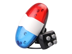 Sino Com 6 Leds E 4 Tons Para Bicicleta, Luz Eletrônica De Alerta, Acessório Para Bicicleta, Scooter E Mtb