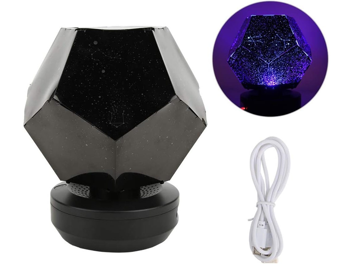Luminária De Projeção Céu Estrelado Colorido, Luz Noturna Galáxia