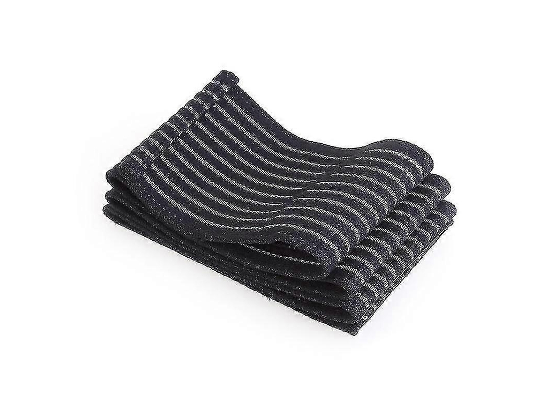 Lurelia Tornozeleira Ajustável Respirável, Antiderrapante, Elástico, Para Treino, Preto