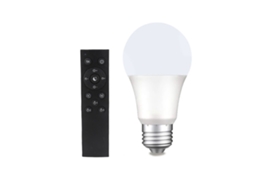Rebe-lâmpada Led Inteligente Com Controle Remoto Regulável E Mudança De Cor Base E26/e27