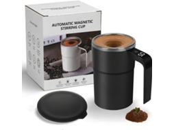 Copo Elétrico Magnético Automático Com Agitação Automática Para Misturar Café, Leite, Chá E Cerveja Preto SUNNY SPACES