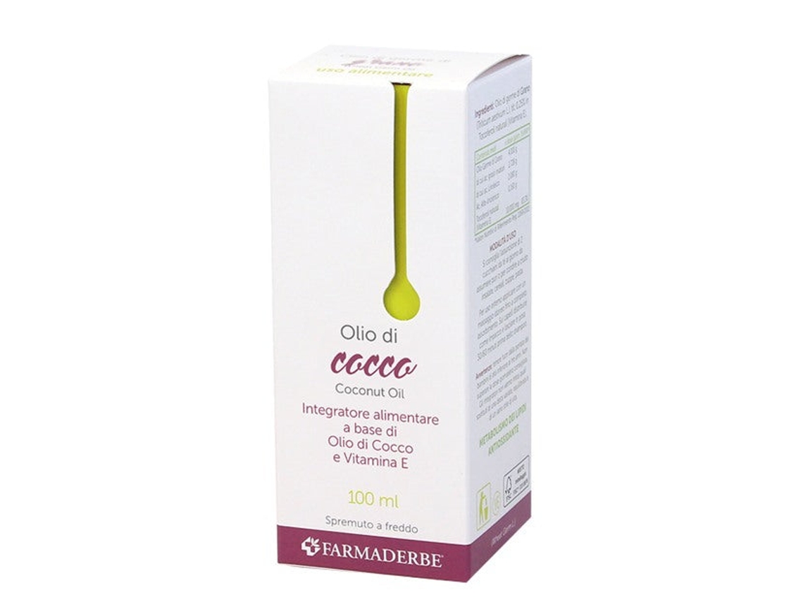 Óleo De Coco 100 Ml Farmaderbe