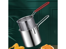 Fritadeira Pequena LAXISCREED 1l Inox para Casa