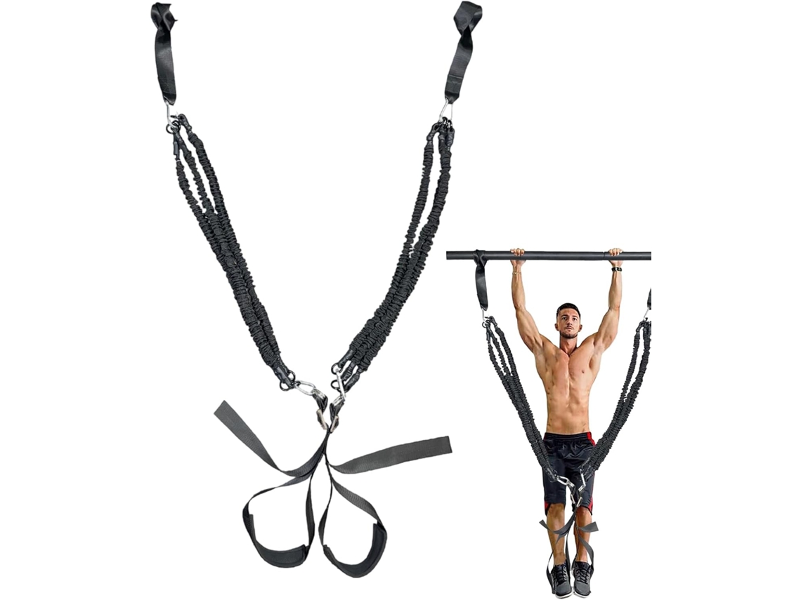 Faixa Elástica De Resistência Ajustável Para Exercícios Físicos | Faixas Homens, Academia Em Casa E Mulheres