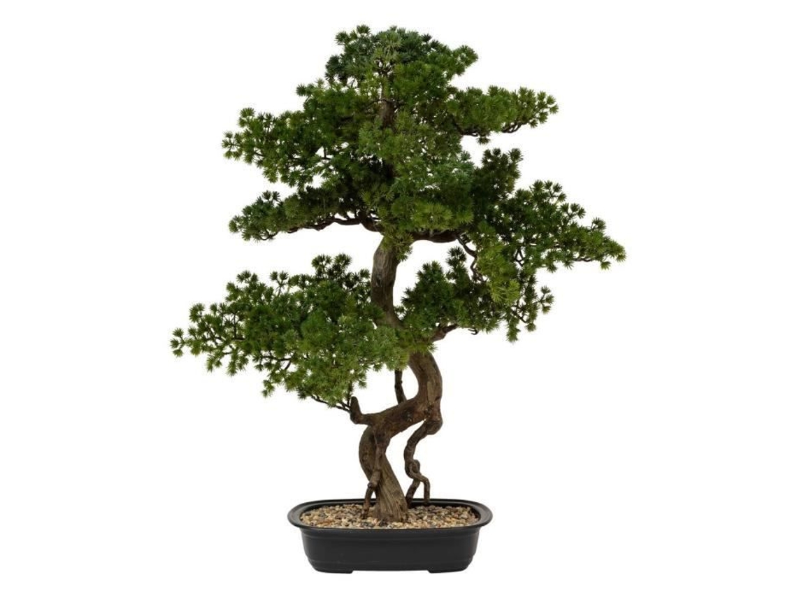 Bonsai Artificial Polin Vaso Em Cerâmica H86cm Atmosphera Criador De Interiores