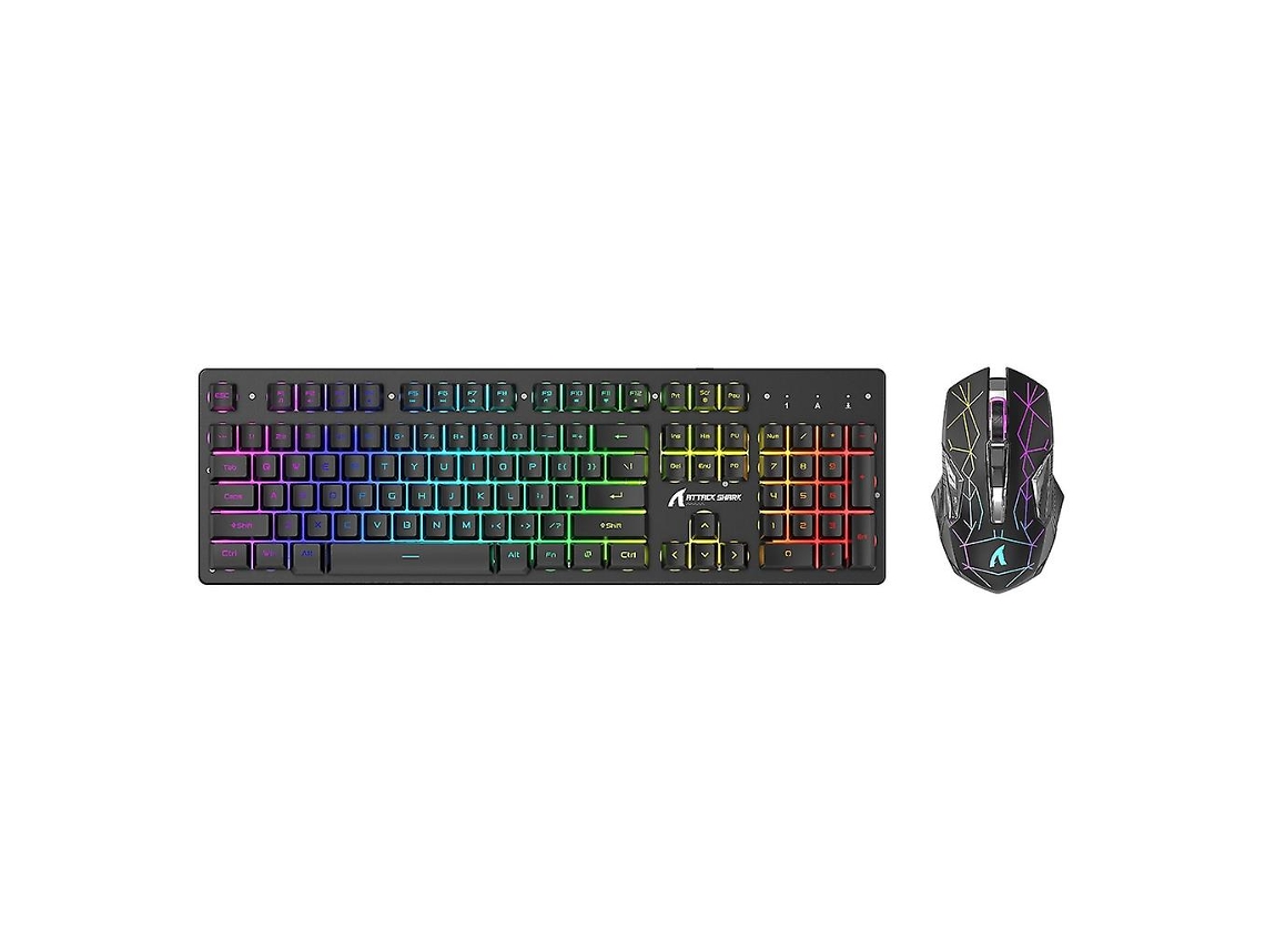 Teclado E Mouse Sem Fio Para Jogos, Teclado Para Jogos De Pc, Teclado Com Retroiluminação Rgb Ly Ebike