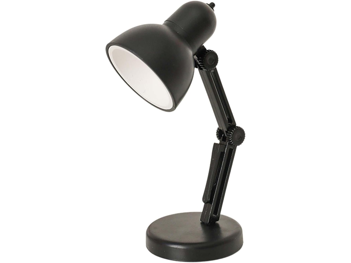 Luminária de mesa LED, luz de leitura ajustável com botão, luminária de mesa ajustável para proteção dos olhos.