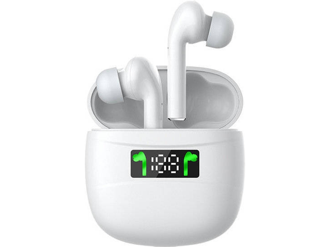 Auriculares Bluetooth True Wireless ENZONS  J3Pro Versão 5.2 Tela Led Toque Inteligente Carregamento Rápido Type-C Redução de Ruído Híbr
