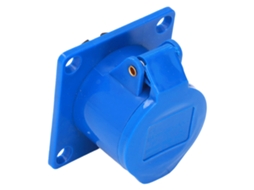Laxiscreed: Tomada Industrial Oculta De 3 Pinos Em Pc Latão Com Proteção Ip44 Para 220-250v