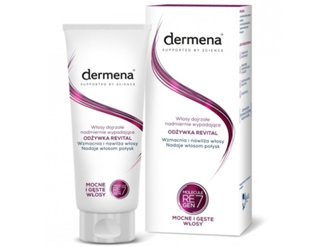 Dermena Apoiado Pela Ciência Revital Condicionador Para Cabelos Maduros E Com Queda Excessiva, 200 Ml Pharmena