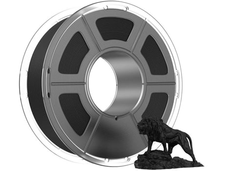Filamento Pla 1kg Mecpow Preto Alta Velocidade 30 300mm/s 190 230°c Para Impressora 3d Básico