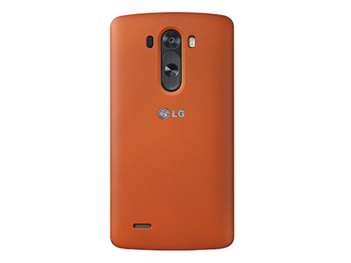 Capa de couro castanho claro LG G4