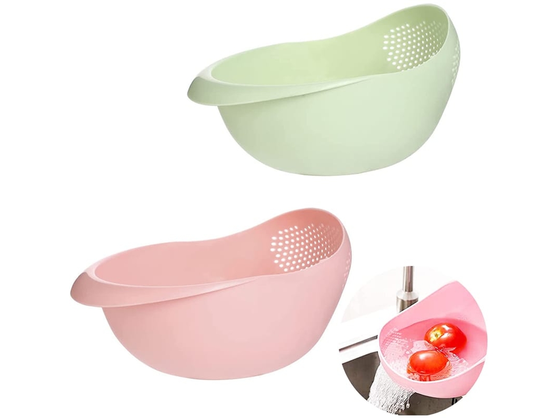 Cesto De Drenagem Multifuncional Para Frutas E Legumes Em Plástico Com Filtro Anti-desperdício