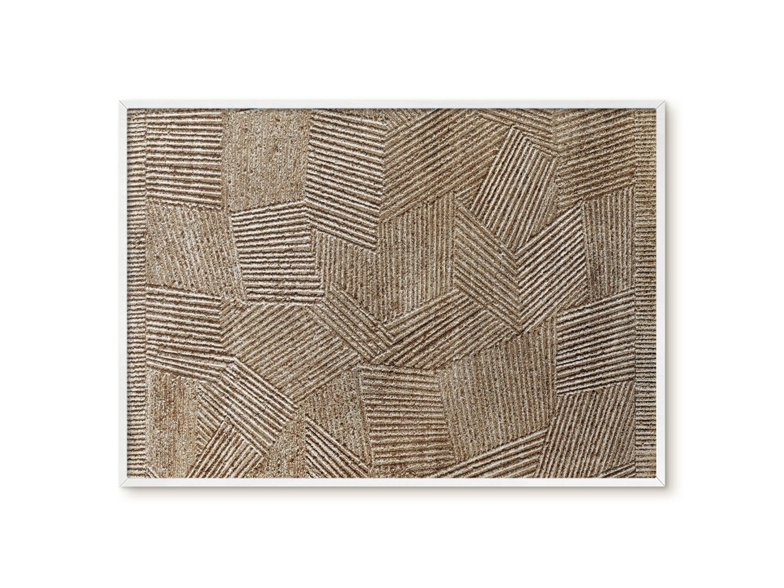 Magnetic Board For Wall Cream Feathers For The Bedroom Espelharte (100x70 Cm)