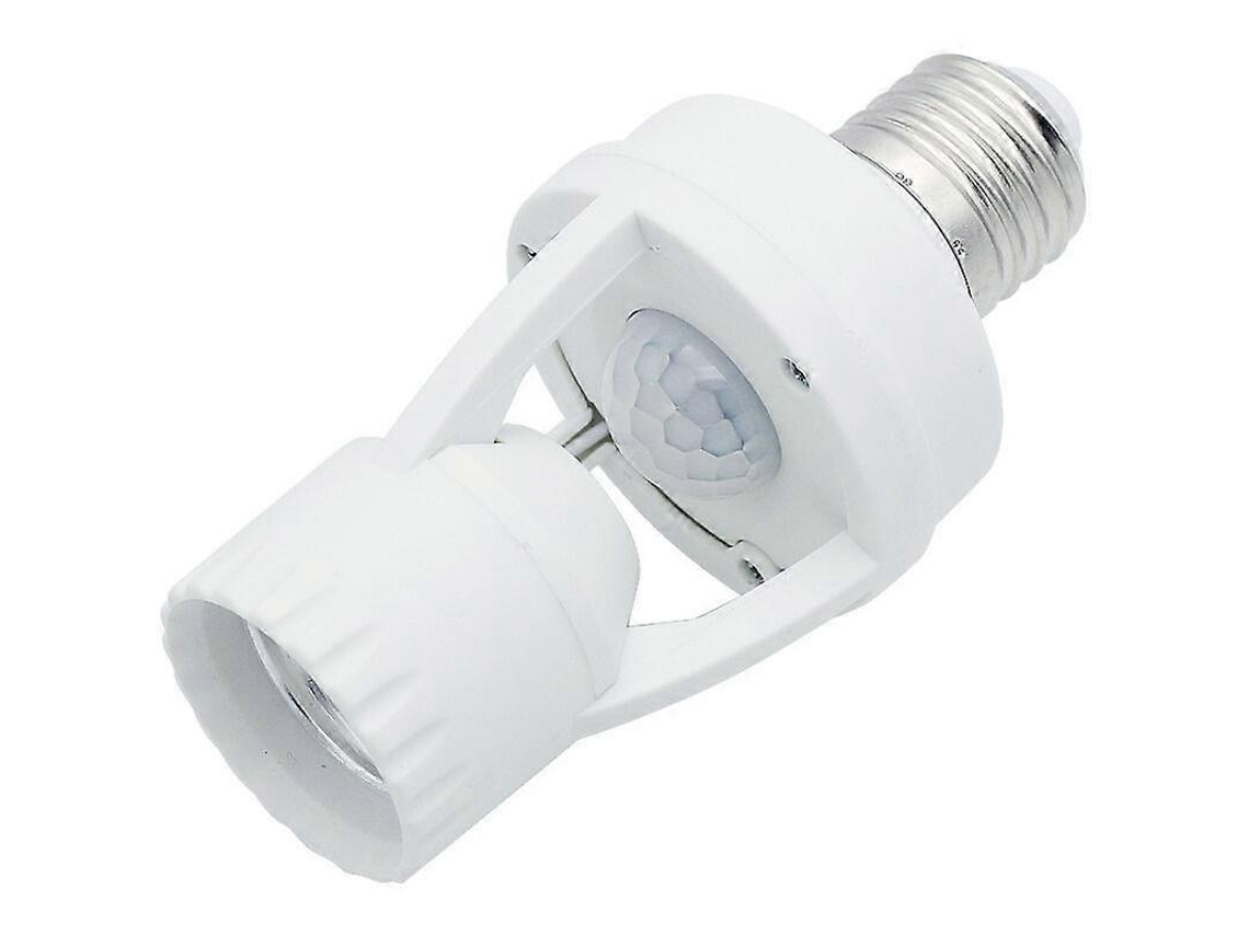 Lâmpada E27 Com Porta Lâmpada E Sensor De Movimento Pir 360 Graus Para Segurança