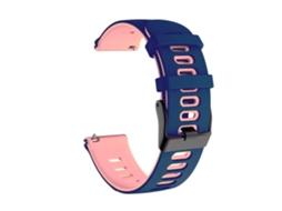 Lurelia Pulseira De Silicone Bicolor 22 Mm, Compatível Com Huawei Watch Gt 3 46 Azul Claro