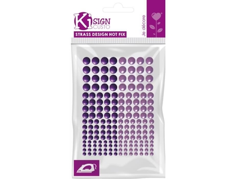 Strass em tecido ø3/4/5/6mm Duo Roxo 176 peças - Ki-Sign
