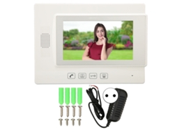 Sistema de Interfone com Câmera 7 Polegadas, 100 240v, Plugue Eu para Apartamento, Villa, Hotel, Escritório