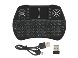 Teclado Sem Fio Mini LAXISCREED com Luz de Fundo e Bateria Dupla