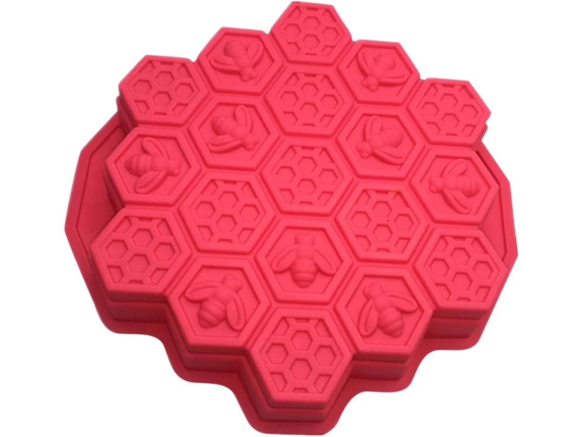 Forma De Silicone Para Bolo E Sobremesas, 19 Compartimentos.