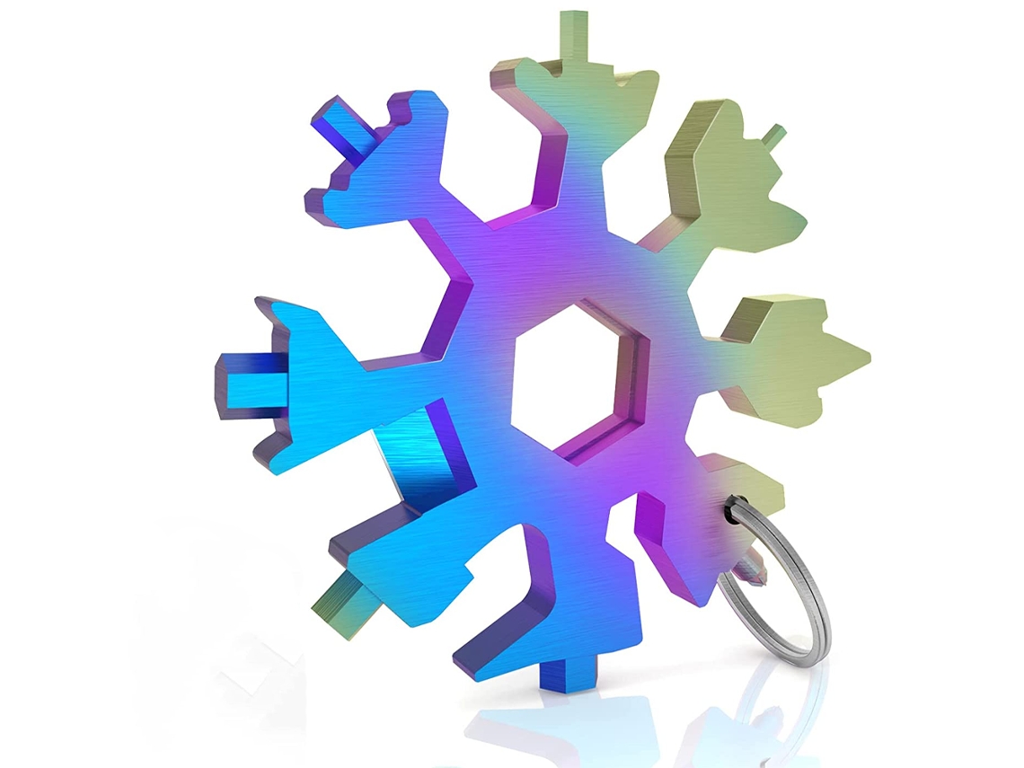 Ferramenta Multifuncional Portátil Snowflake 18 Em 1 Aço Inoxidável, Zqkla