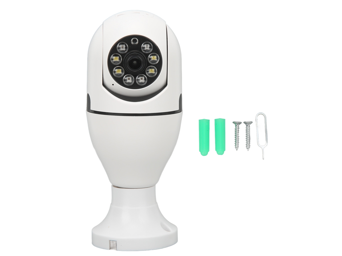 Light Bulb Camera 360 Degree Panoramic Infrared Wifi Security Camera With With E27 Interface Base LAXISCREED