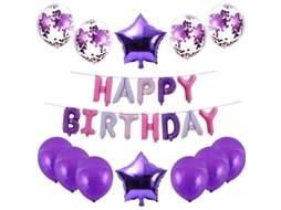 1 Conjunto De Decoração De Festa Com Balão Allinless