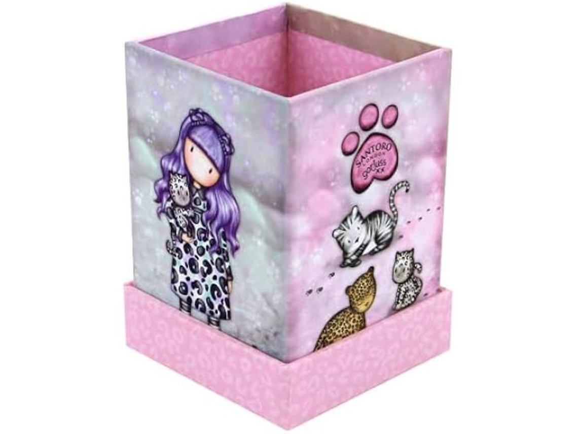Porta-Lápis Gorjuss Ruby Wild Multicolor Cartão 8,2 X 11,2 X 8,2 Cm