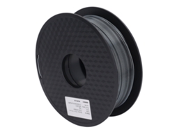 Consumible De Impresión 3d Filamento Pla 1.75mm Color Plata Y Negro Para Impresora 3d