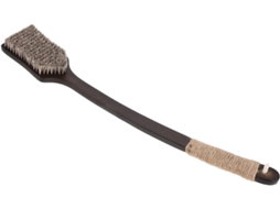 Escova Esfoliante Kombuida Com Cabo Longo De Bambu, Escova De Banho Macia Crina Cavalo Para Homens E Mulheres, Acessório