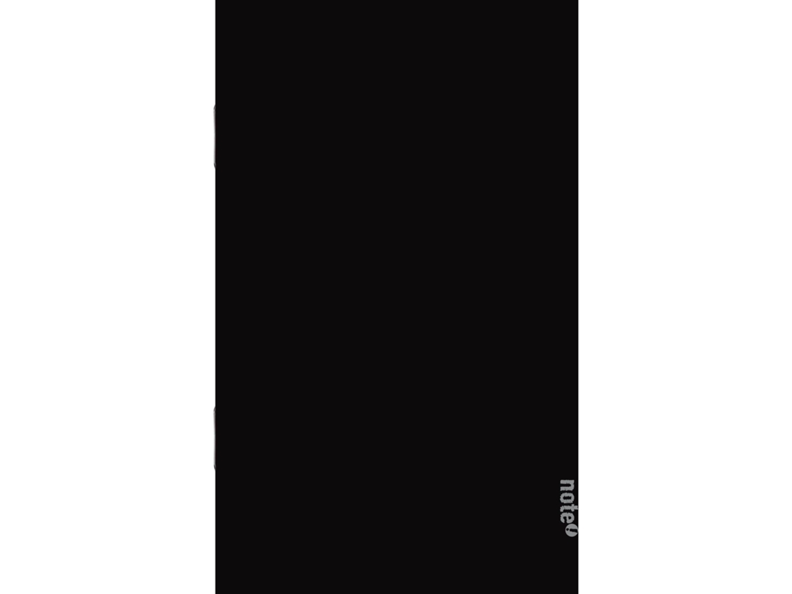 Caderno Agrafado Liso A5 Preto NOTE!