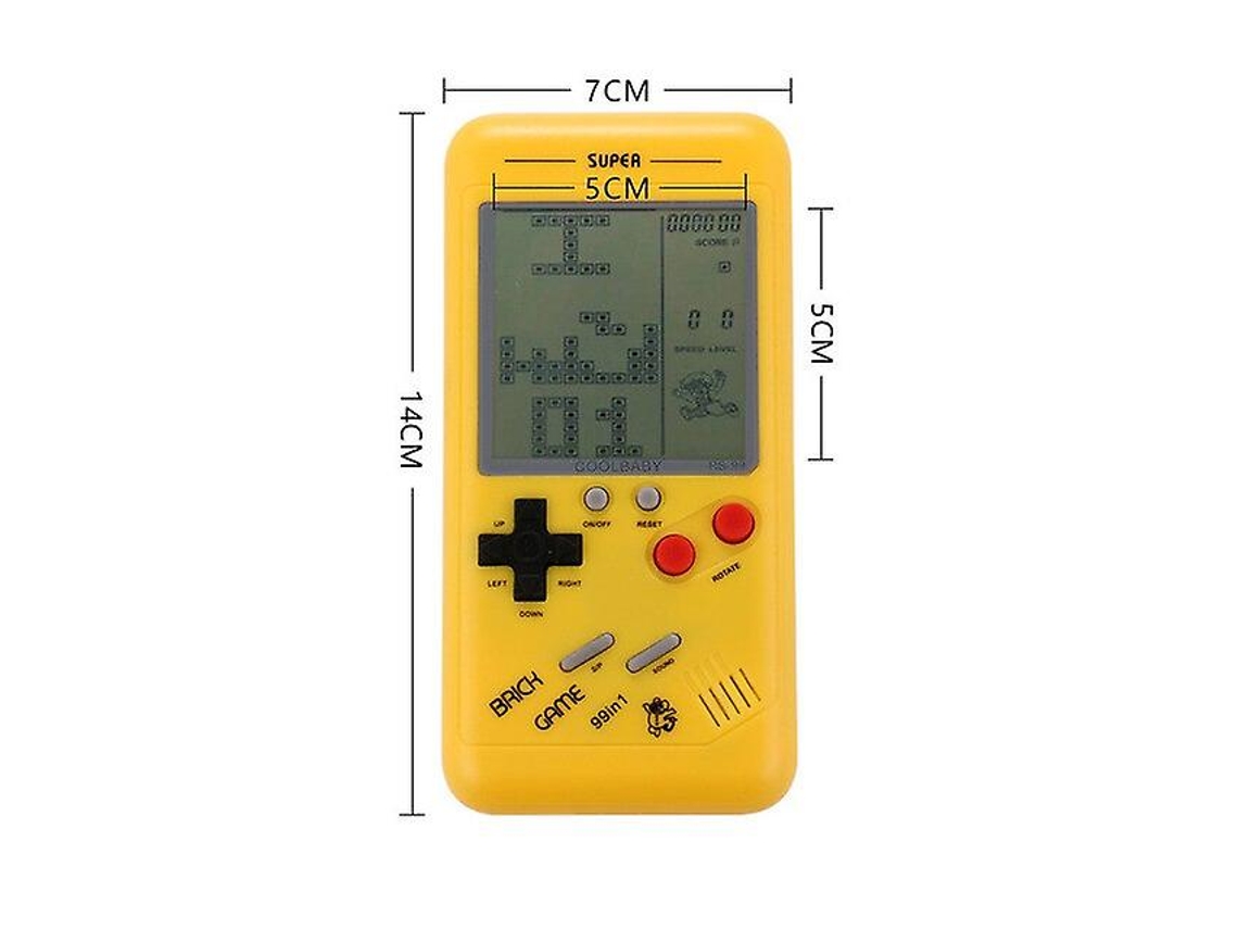 Console De Jogos Portátil Retrô Clássico Com Tela Lcd De 3,5 Polegadas E 26 Jogos Integrados.