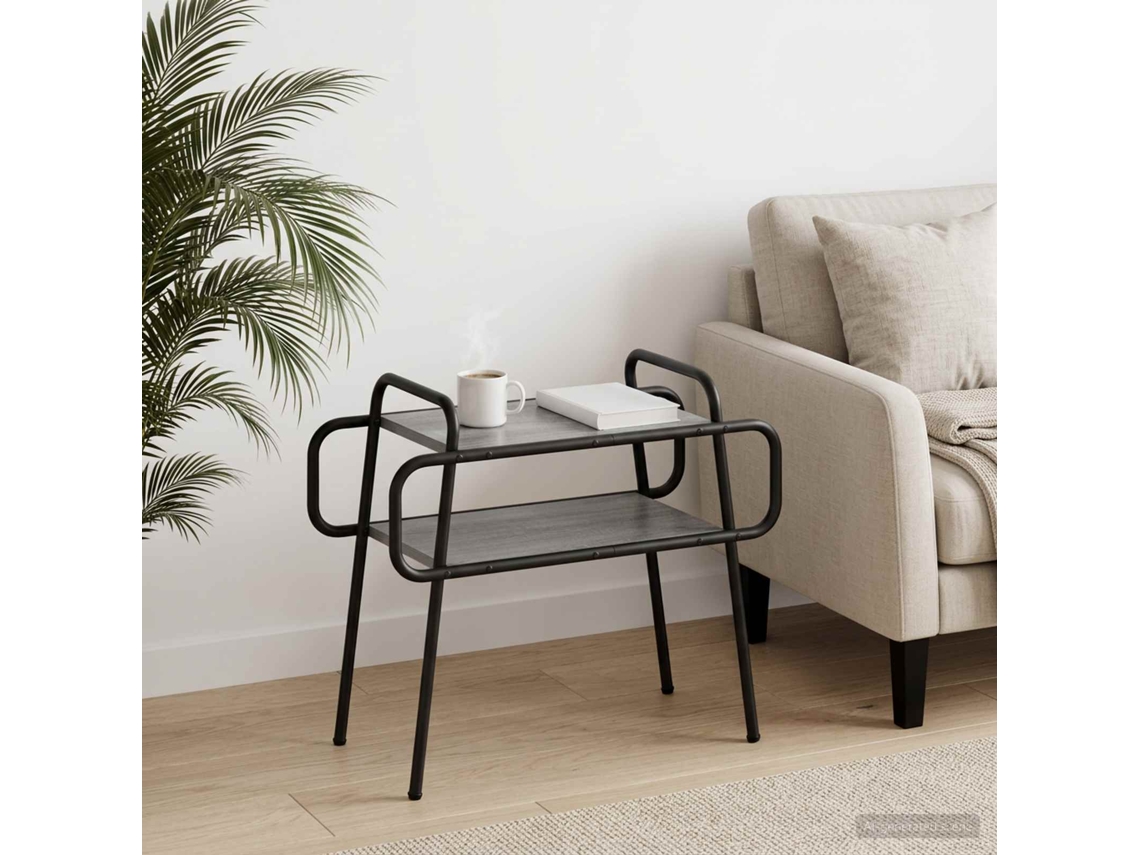 Vidaxl Mesa De Centro Sonoma Cinzento 60 X 30 X 51 Cm