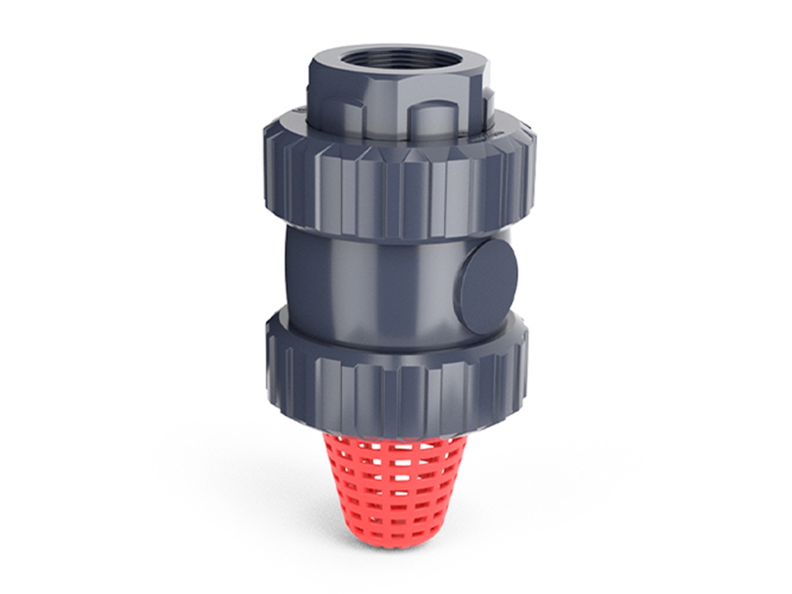 Valvula PVC de Retenção com Ligação por Rosca H e Viton 3/4 HIDROTEN