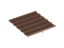 Cobertura Pérgola 3x3m Retrátil Poliéster Café BRAVENTO