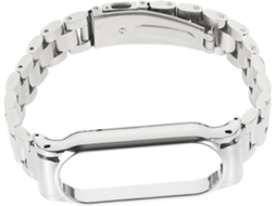 Pulseira Inoxidável Compatível Fácil Instalar Aço Mi Band GOKOCO