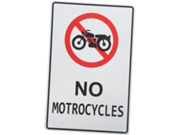 Placa De Aviso Leve Em Chapa De Metal Para Sinalização Rodoviária.