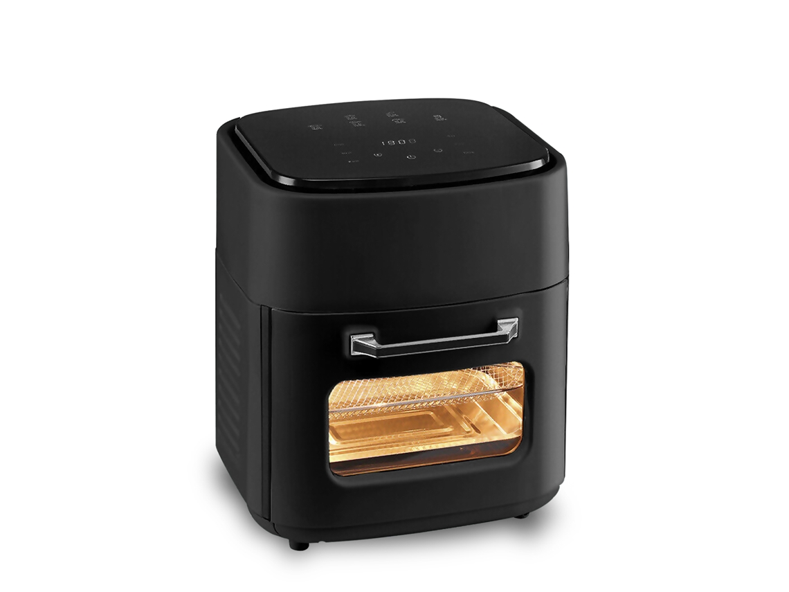 Fritadeira De Ar 2 Em 1 Com Forno. 15l, 1800w. Painel De Toque, Aquecimento 3d, Grade Antiaderente De Aço Inoxidável. Dam