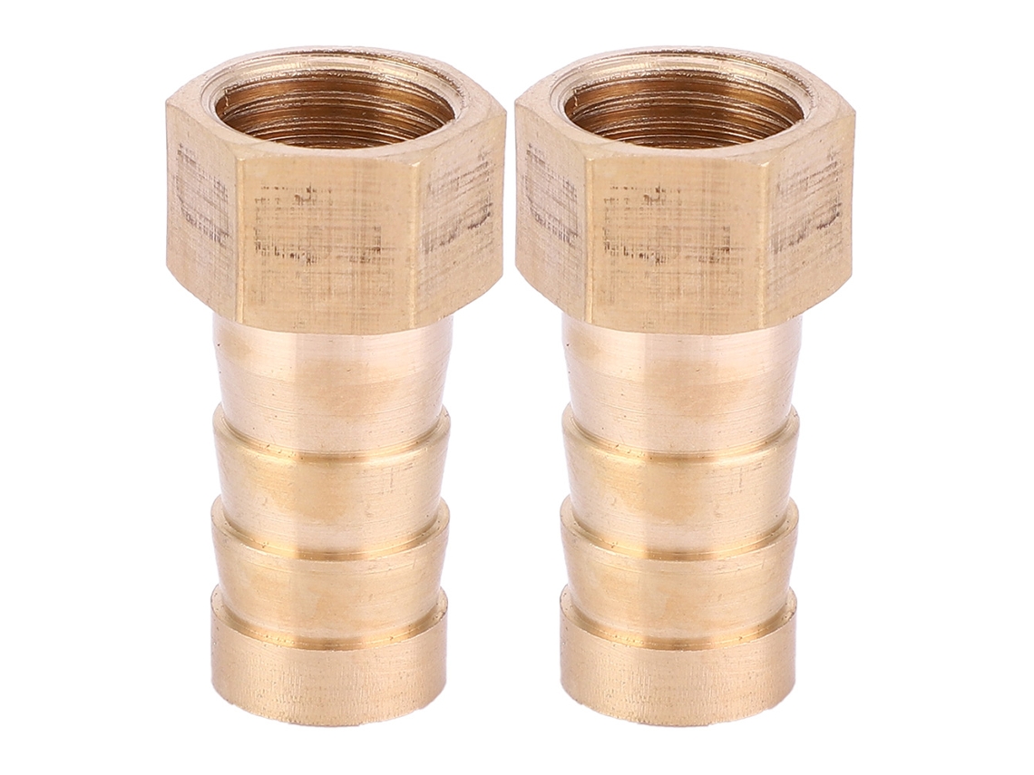 Conector De Mangueira Em Latão Laxiscreed De 12mm Compatível Com Várias Roscas