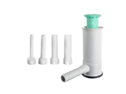 Conjunto Manual De Aço Inoxidável Com Utensílio Limpeza Destacável Para Fabricação Linguiça, Ideal Para Uso Na Cozinha