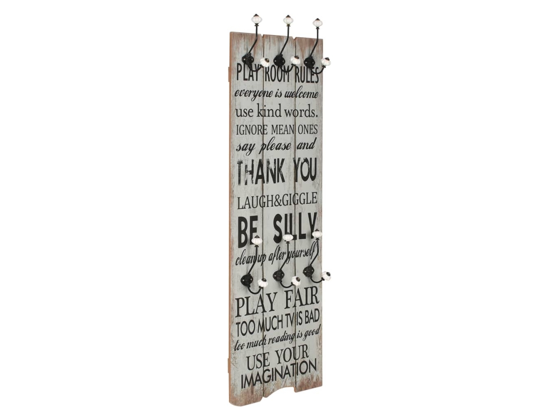 Coat Rack, Coat Racks Vidaxl Multicolor Mdf (n/a)