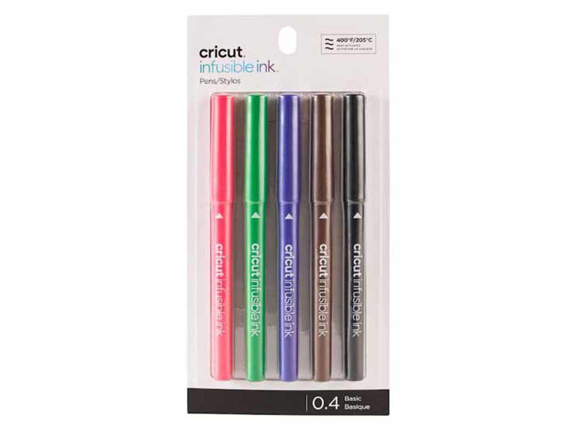 Conjunto de Canetas CRICUT Infusible Ink Basics 0.4mm (5un)