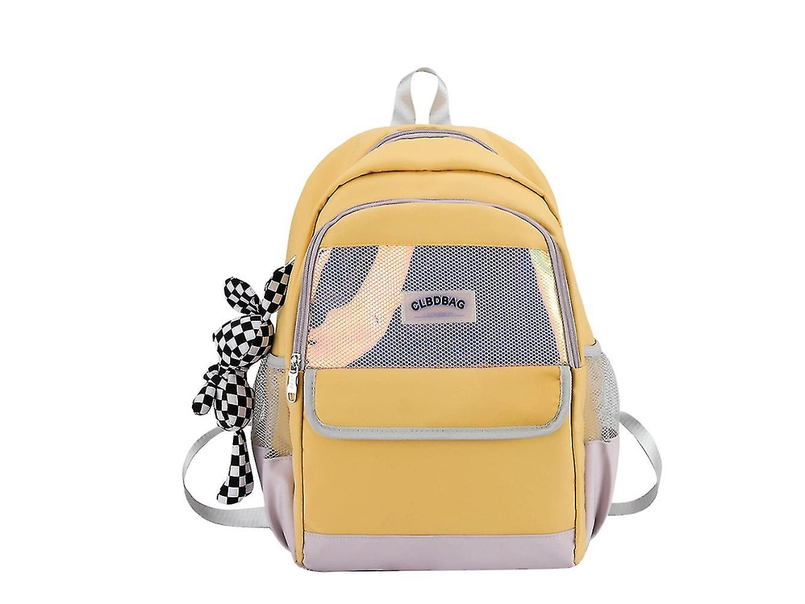 Mochila Feminina De Grande Capacidade, Casual, Para Viagem, Para Estudantes Do Ensino Médio Olysi Shop