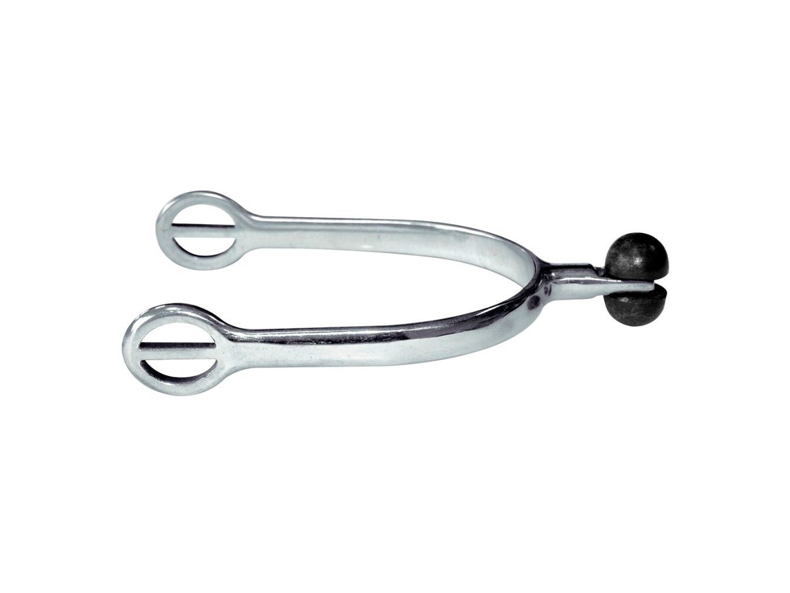 Esporas Femininas Ss Plastic Rowel Prateado 30 Mmfeeling