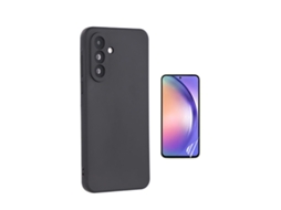 Kit Película Protectora De Hydrogel Frente Capa Proteção Silicone Gift4me Para Samsung Galaxy A27 5g - Preto