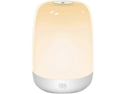 Luz Noturna, Luminária de Mesa Inteligente para Cabeceira, Controle por Toque, Regulável, Recarregável Via Usb, Portátil, Co BRILVIBERA